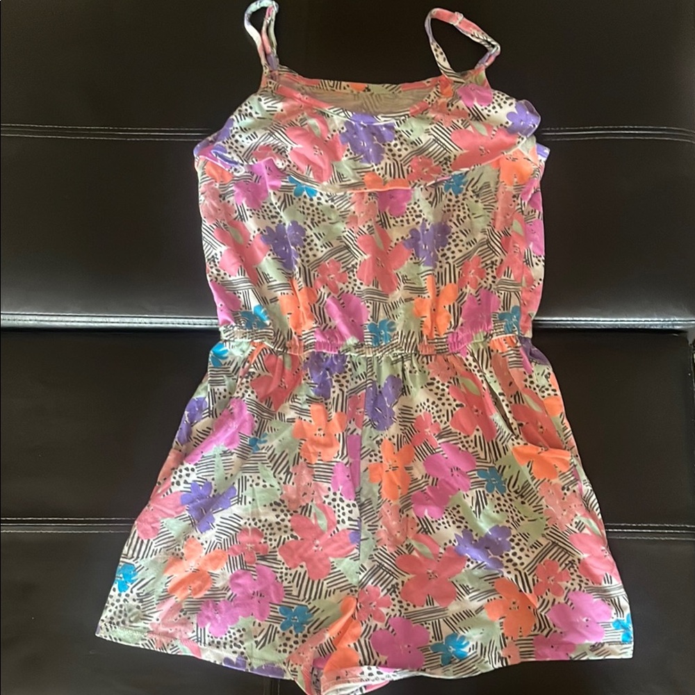 Colorful Kids Floral Romper